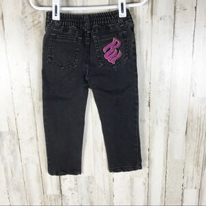 Rocawear Logo Black Skinny Jeans Baby Toddler Girl